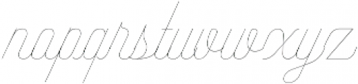 Hipster Script Thin otf (100) Font LOWERCASE