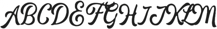 Hipsterious Rough otf (400) Font UPPERCASE
