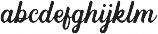 Hipsterious Rough otf (400) Font LOWERCASE
