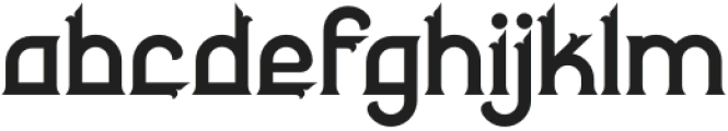 Hiqam-Regular otf (400) Font LOWERCASE