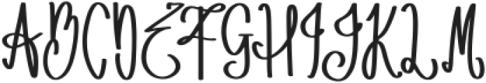 Hiralyn otf (400) Font UPPERCASE