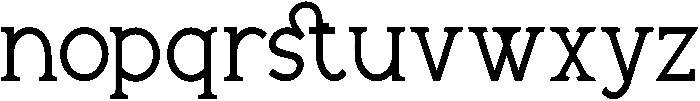 Hirandi otf (400) Font LOWERCASE