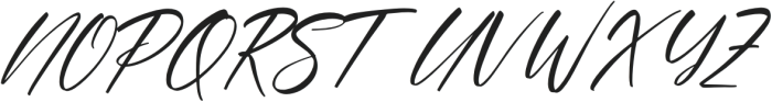 Hirarki Signature Italic otf (400) Font UPPERCASE