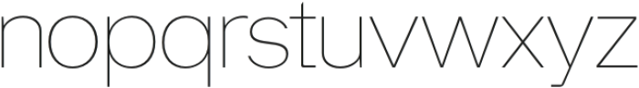 Hirashe Thin otf (100) Font LOWERCASE