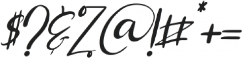 Hiratheria Italic otf (400) Font OTHER CHARS