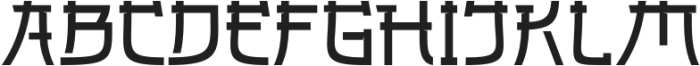 Hirosaki Regular otf (400) Font UPPERCASE