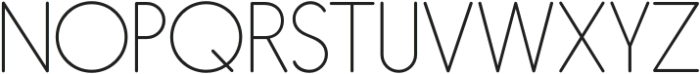 HirukoPro-ExtraLight otf (200) Font UPPERCASE