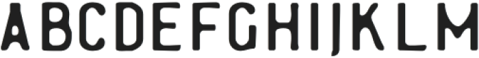 HisbergBlur-Regular otf (400) Font LOWERCASE