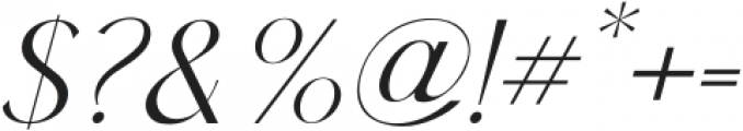 HisteaginSans-Italic otf (400) Font OTHER CHARS