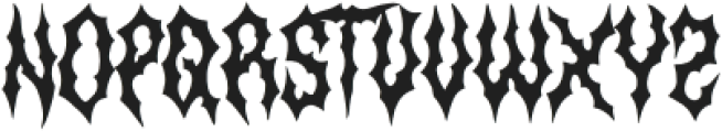 Histeriss Regular otf (400) Font LOWERCASE