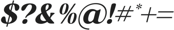 Histore Magical Italic otf (400) Font OTHER CHARS