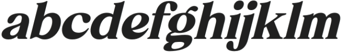 Histore Magical Italic otf (400) Font LOWERCASE