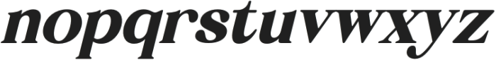 Histore Magical Italic otf (400) Font LOWERCASE