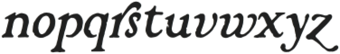 Historia Alternate otf (400) Font LOWERCASE