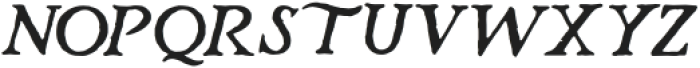 Historia-Italic otf (400) Font UPPERCASE