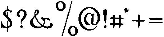 Historia-Regular otf (400) Font OTHER CHARS