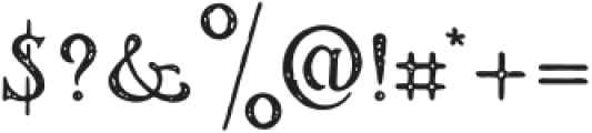 Historia-Vintage otf (400) Font OTHER CHARS