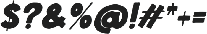 Historic Grunge Black Slant otf (900) Font OTHER CHARS