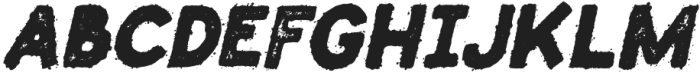 Historic Grunge Inked Slant otf (400) Font UPPERCASE