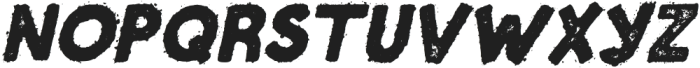 Historic Grunge Inked Slant otf (400) Font UPPERCASE