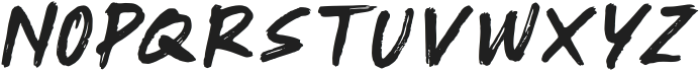 Historic Grunge Signature Slant otf (400) Font LOWERCASE