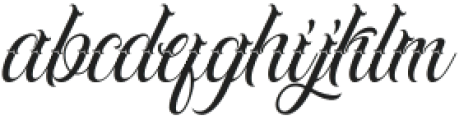 Historic Regular otf (400) Font LOWERCASE