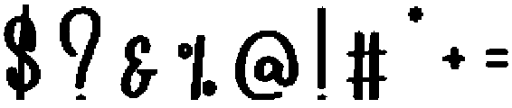 History Handmade Regular otf (400) Font OTHER CHARS