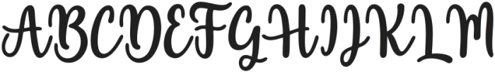 History Valentine Regular otf (400) Font UPPERCASE