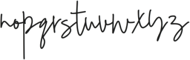 Histrea Signature Regular otf (400) Font LOWERCASE