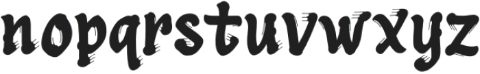 Hitoru Ramen Regular otf (400) Font LOWERCASE