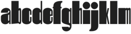 Hitrogent Extra Black Ultra Condensed otf (900) Font LOWERCASE