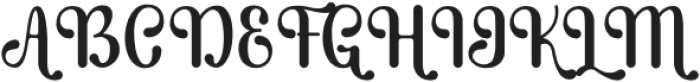 Hiyori Ligature otf (400) Font UPPERCASE