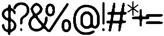 Hiyu ttf (400) Font OTHER CHARS