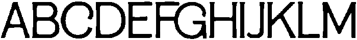 Hizo ttf (400) Font UPPERCASE