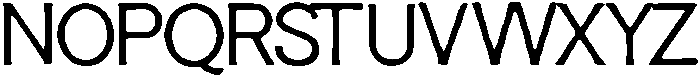 Hizo ttf (400) Font UPPERCASE