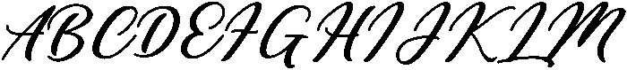 hilland Regular otf (400) Font UPPERCASE