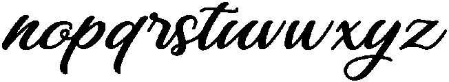 hilland Regular otf (400) Font LOWERCASE
