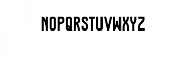 High Rock Bold.ttf Font UPPERCASE