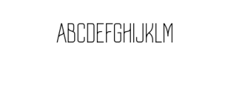 High Rock Light.ttf Font UPPERCASE
