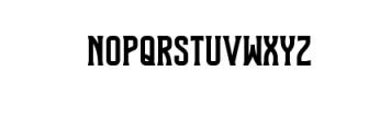 High Rock Serif Bold.ttf Font LOWERCASE