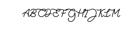 Highday Script.otf Font UPPERCASE