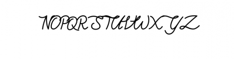 Highday Script.ttf Font UPPERCASE