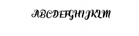 Highest.ttf Font UPPERCASE
