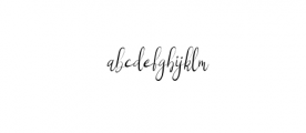 Hilliard-Italic.otf Font LOWERCASE