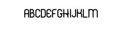 Hinge Bold.ttf Font UPPERCASE