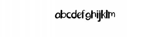 Hippy Font LOWERCASE
