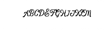 Hipsterious Rough.otf Font UPPERCASE