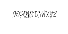 Hiroshima - Elegant Handwritten Font Font UPPERCASE