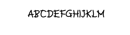Hiroshio-Regular.ttf Font UPPERCASE