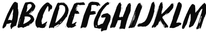 Hibagon Italic Font UPPERCASE